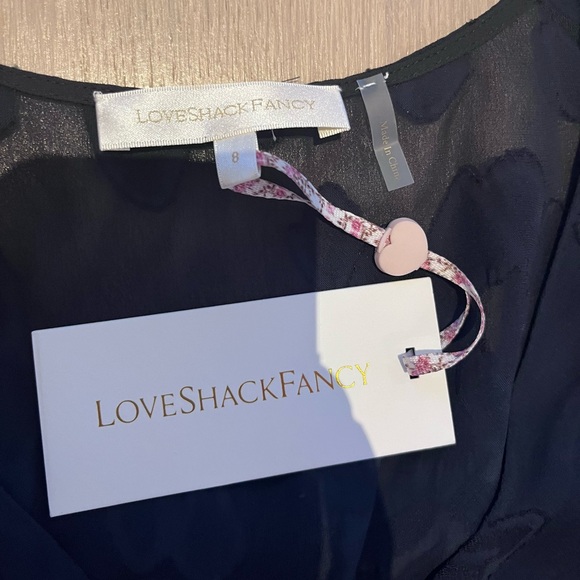 Love Shack Fancy Black Patrona Dress - Picture 4 of 5